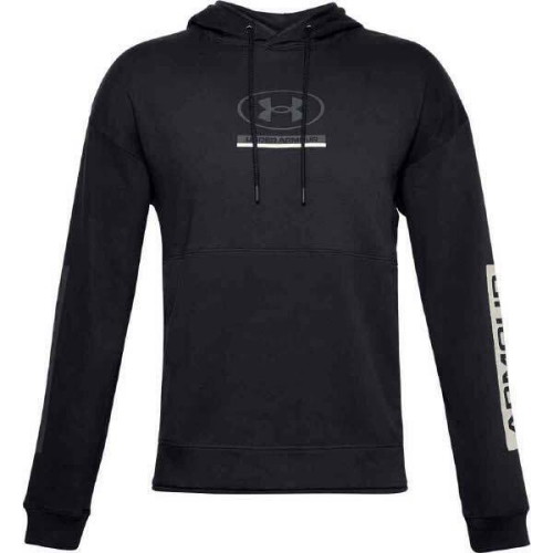 언더아머 팩 후드티 1357100 (001, 블랙)