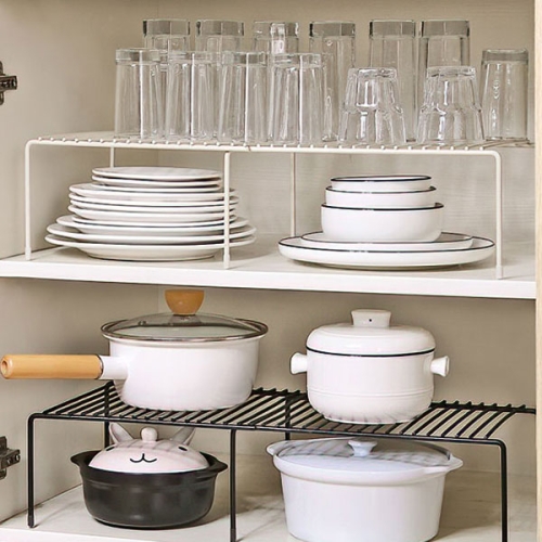 윈프라이스 싱크대 철재 길이조절 확장 접시 그릇 정리 선반_이미지