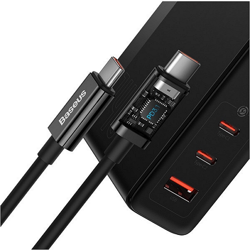 베이스어스 PD 140W 3포트 GaN5 Pro 충전기 CCGAN140CK_이미지
