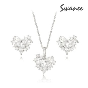 스와니 하트 사랑 세트 R133137S SILVER_이미지