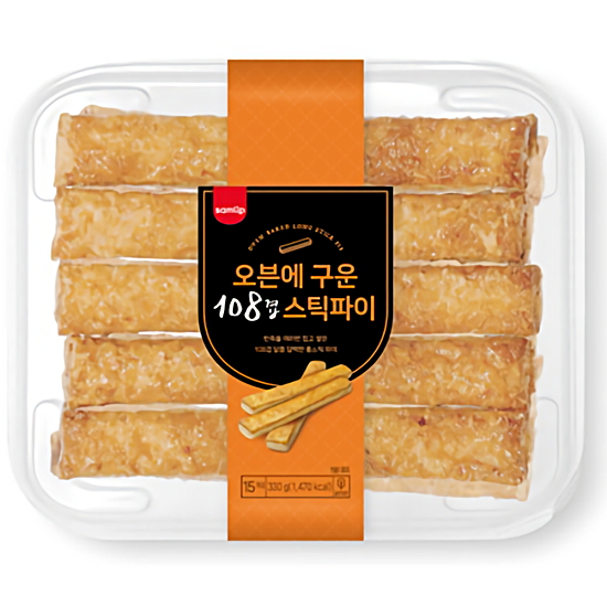 SPC삼립 샤니 오븐에 구운 108겹 스틱파이 330g (3개)_이미지