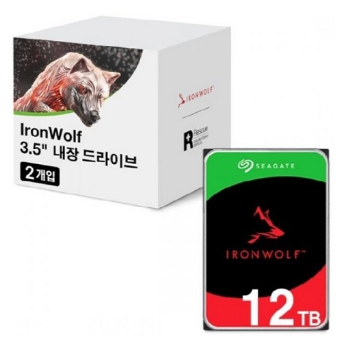 Seagate IronWolf 패키지 7200/256M ST12000VN0008 (2x12TB)_이미지