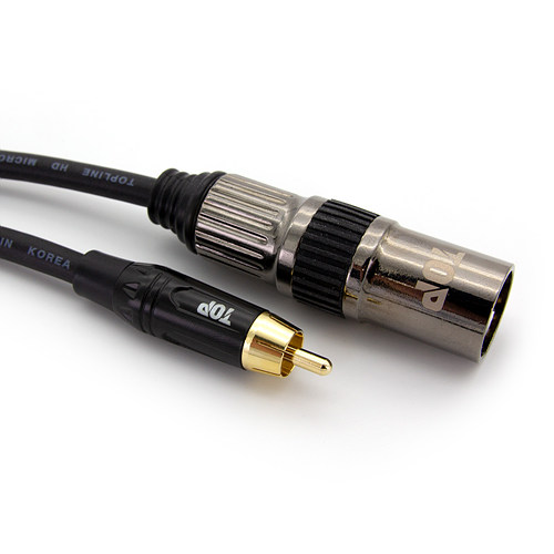 탑라인에이치디 HDTOP RCA to XLR MM 케이블 (30m, HT-TP658)_이미지