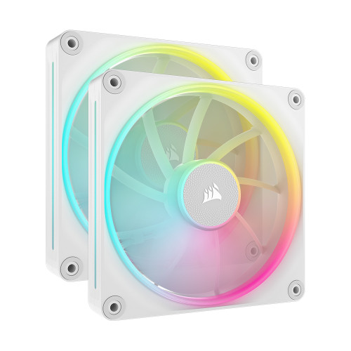 CORSAIR iCUE LINK LX140 RGB STARTER KIT (화이트, 2팩)