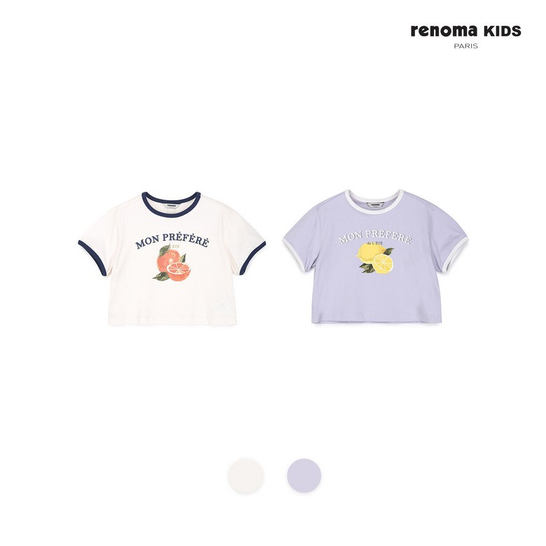 레노마키즈 여아 크롭링거티셔츠 R2622T171CJ_이미지