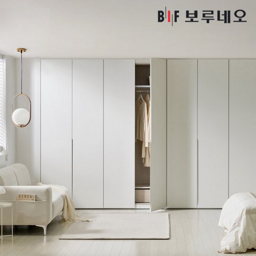 BIF보루네오 히든하프 여닫이 붙박이장 (240cm)_이미지