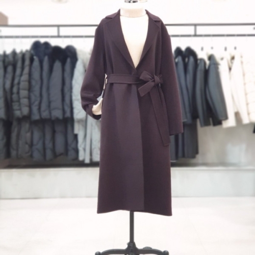 Ab.f.z 캐시미어 핸드메이드 롱 코트 QISFW4C01J1