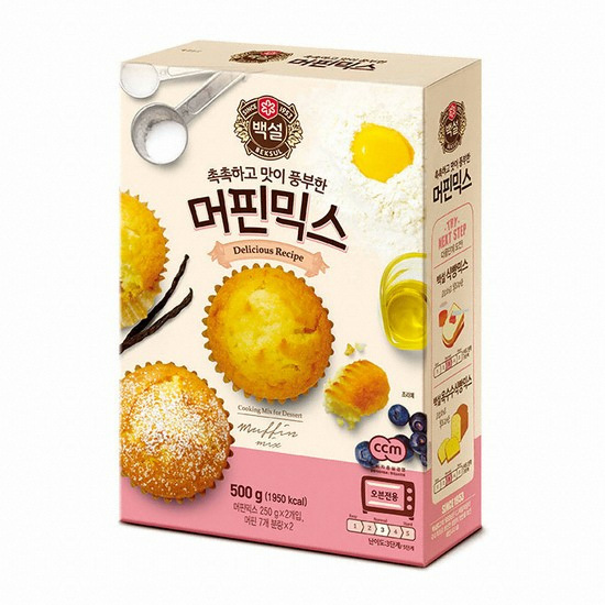 CJ제일제당 백설 머핀믹스 500g (5개)_이미지
