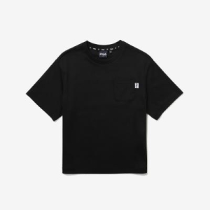 휠라 키즈 에센셜 로고 티셔츠 FK2RSG2105X BLK 612246_3115189