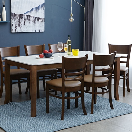 리브라 대리석 식탁 1600