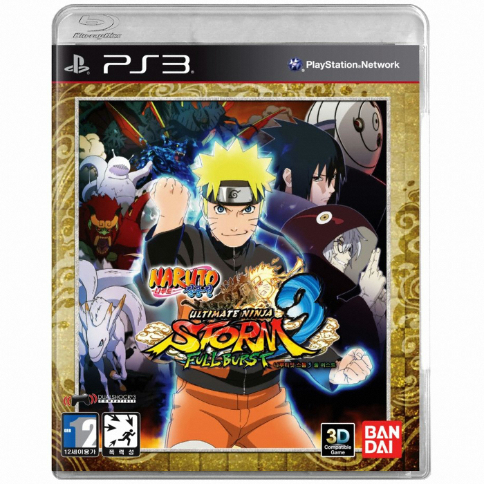 반다이남코 나루토 질풍전 나루티밋 스톰 3 풀버스트 PS3