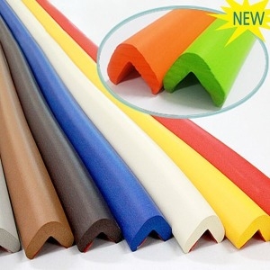 크레용 간편 부착식 발포 쿠션 모서리보호대 2M