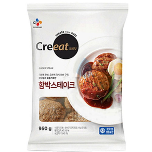 CJ제일제당 크레잇 함박스테이크 960g (1개)