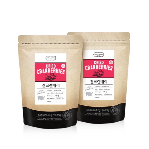 넛츠앤베리스 건크랜베리 2개 400g