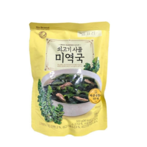 이마트 노브랜드 쇠고기 사골미역국 500g (4개)