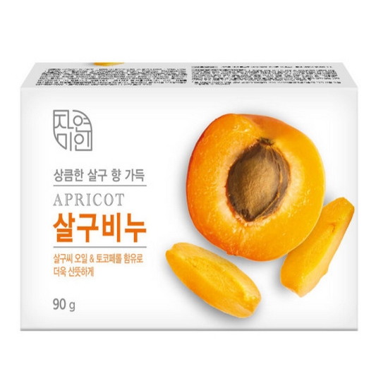 무궁화 자연미인 살구 비누 90g (20개)_이미지