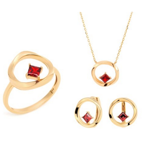 ��غ��� 14K ��Ŭ �簢 ���� �־󸮼�Ʈ (�����+�Ͱ���+����) JNS28427