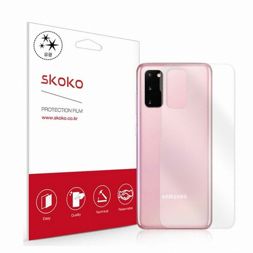 스코코 LG 벨벳 유광 후면 외부보호필름 (후면 2매)_이미지