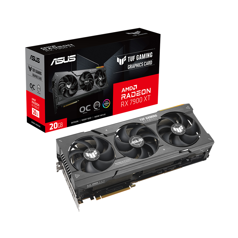ASUS TUF Gaming 라데온 RX 7900 XT O20G OC D6 20GB 대원씨티에스