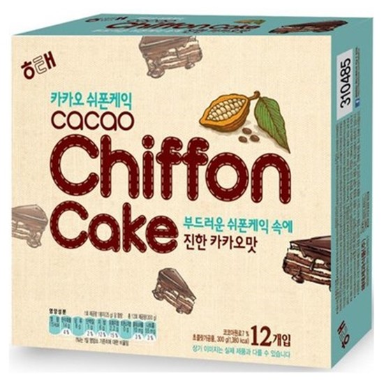 해태제과 쉬폰케익 12개입 300g (1개)_이미지