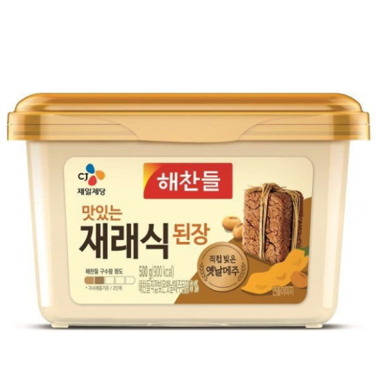 해찬들 맛있는 재래식 된장 500g (10개)_이미지