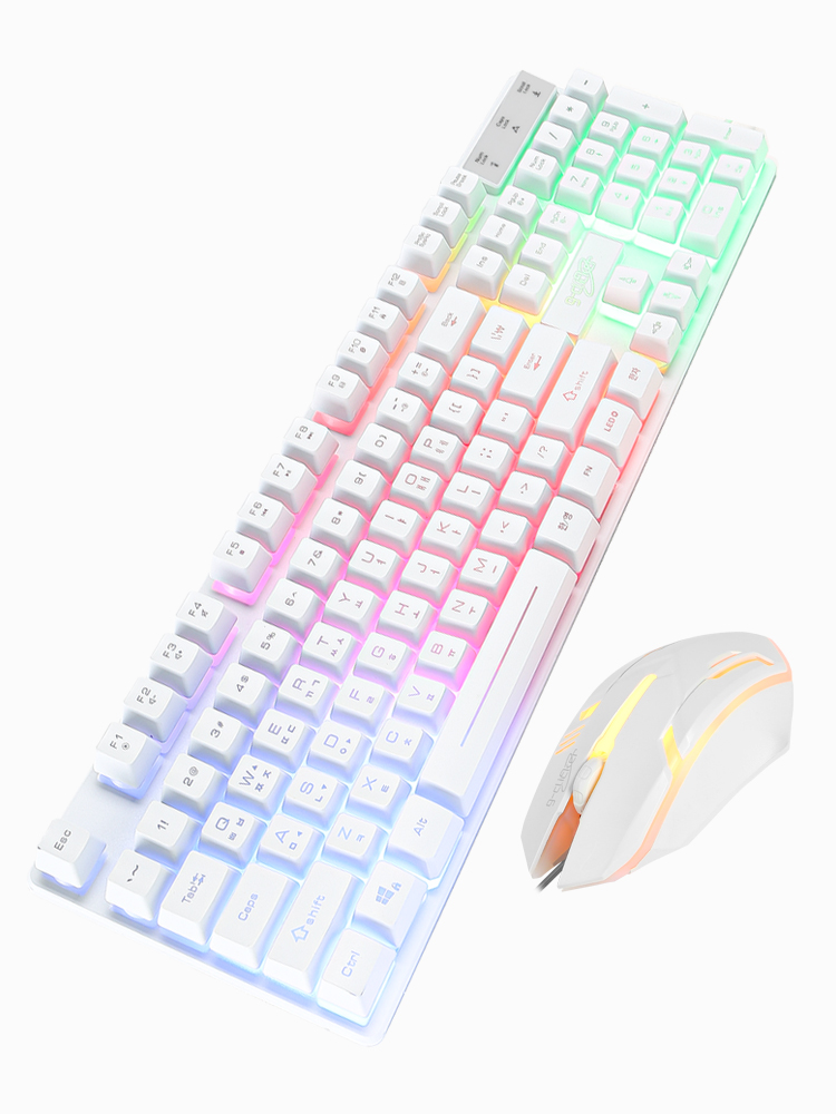 지클릭커 슈퍼히어로 GMK-180 PLUS 키보드 마우스 세트_이미지