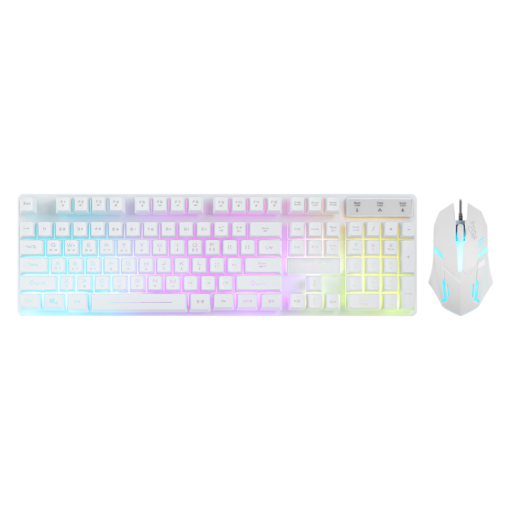 지클릭커 슈퍼히어로 GMK-180 PLUS 키보드 마우스 세트_이미지