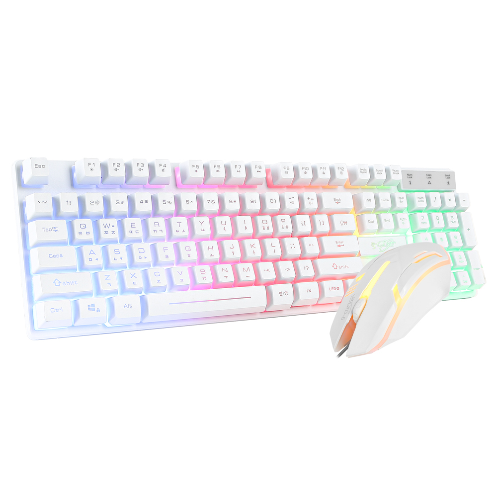 지클릭커 슈퍼히어로 GMK-180 PLUS 키보드 마우스 세트_이미지