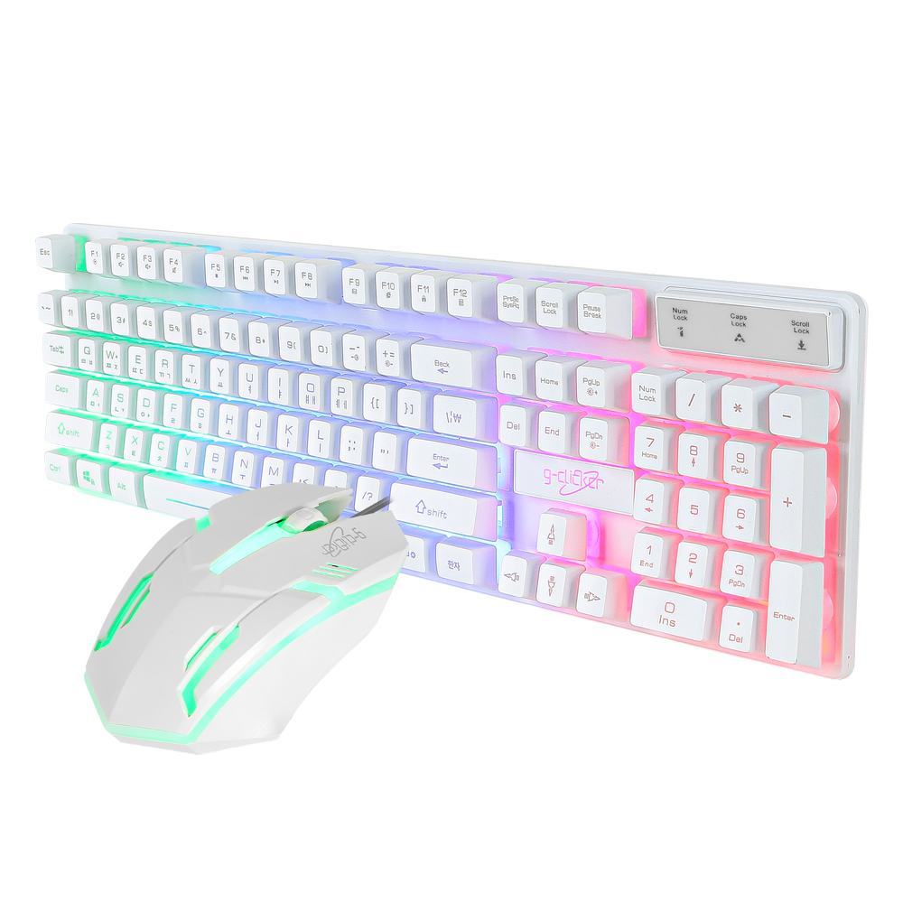 지클릭커 슈퍼히어로 GMK-180 PLUS 키보드 마우스 세트_이미지