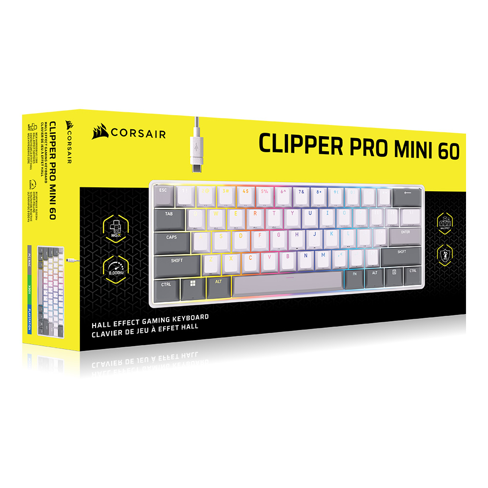 CORSAIR 클리퍼 PRO 미니 60 (화이트)_이미지