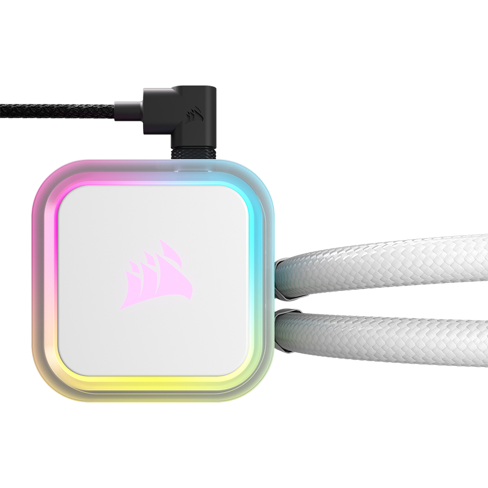 CORSAIR iCUE H100i ELITE RGB (화이트)_이미지