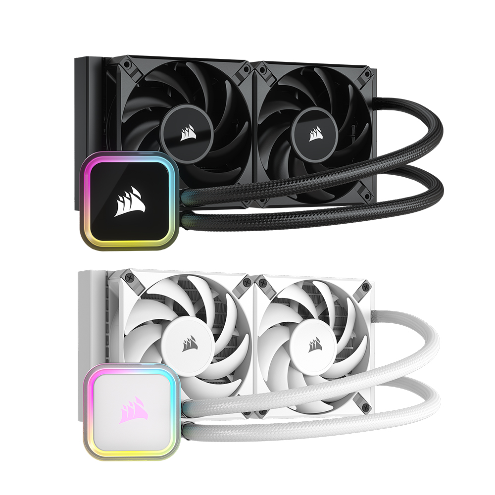 CORSAIR iCUE H100i ELITE RGB (화이트)