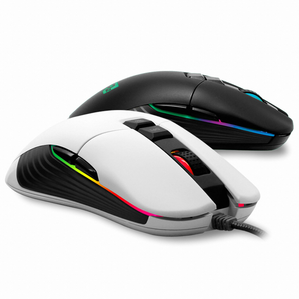 RIZUM G-FACTOR Z200 RGB 양손가능 PRO GAMING MOUSE (화이트)_이미지