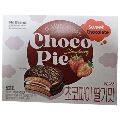 이마트 노브랜드 초코파이딸기맛 240g (6개)_이미지