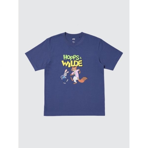 유니클로 주토피아 UT 반팔 블루 E485255-000-00 --331292_이미지