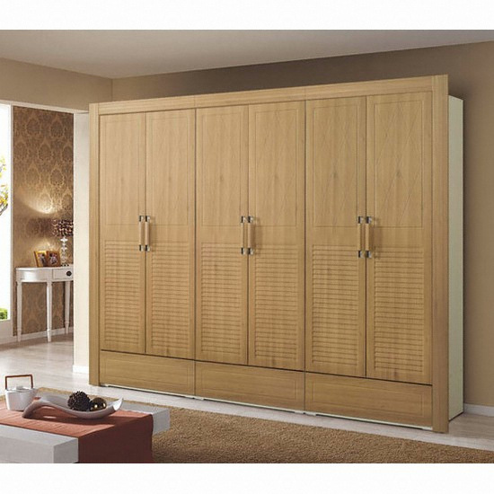 로쏘 샤이어 옷장세트 1단서랍형 (261cm)