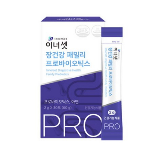 휴온스내츄럴 이너셋 장건강 패밀리 프로바이오틱스 30포 (6개)