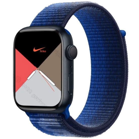 APPLE 워치 시리즈8 45mm 미드나이트 알루미늄 (나이키 스포츠루프)_이미지