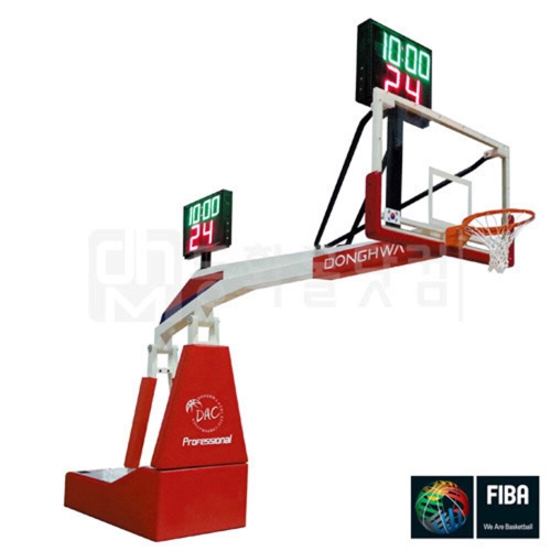 동화전자 동화 전자동 실내농구대 BG-1000 Super pro 세계농구연맹 공인품 사면 타이머 양