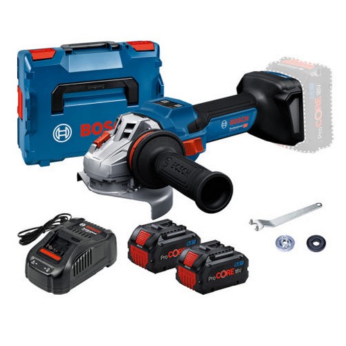 보쉬 GWS 18V-15S 100mm (프로코어 8.0Ah, 배터리 2개)_이미지