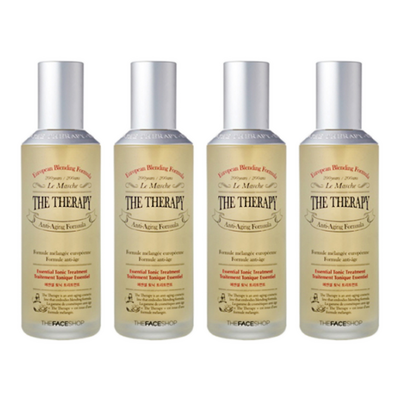 LG생활건강 더페이스샵 더테라피 에센셜 토닉 트리트먼트 150ml (4개)