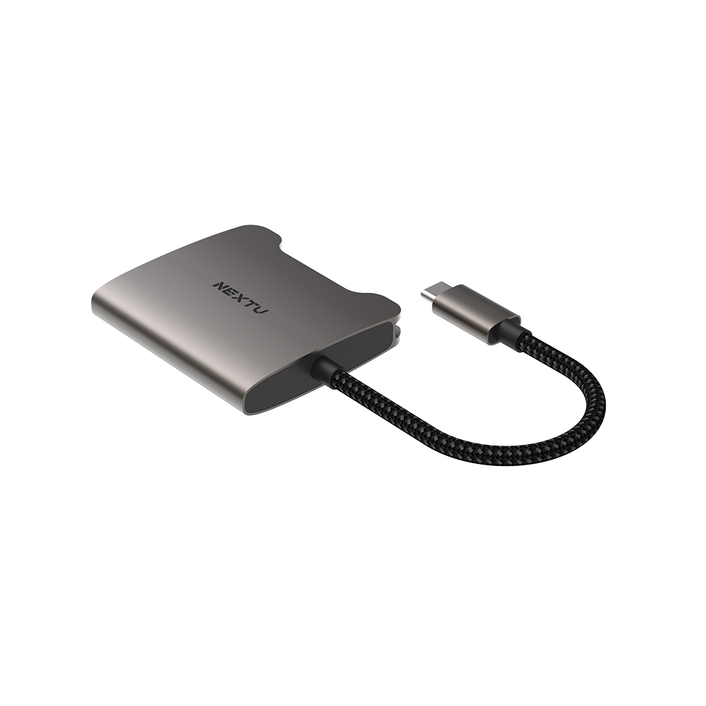 이지넷유비쿼터스 NEXTU NEXT-2273TCH-4K Type C to HDMI+DP 변환 컨버터_이미지