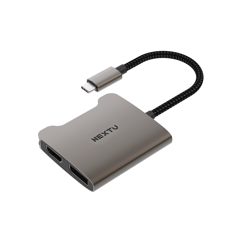 이지넷유비쿼터스 NEXTU NEXT-2273TCH-4K Type C to HDMI+DP 변환 컨버터