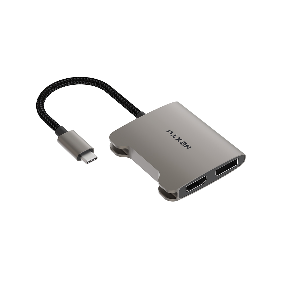 이지넷유비쿼터스 NEXTU NEXT-2273TCH-4K Type C to HDMI+DP 변환 컨버터_이미지