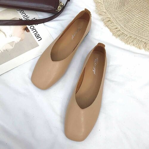 발편한 플랫 슈즈 여자 데이트룩 코디 쇼핑 선물 신발   W8A3C56