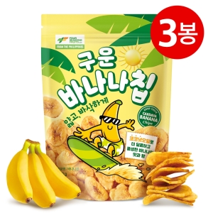 FOUR SEASONS FRUITS 블레스 쉬핑 구운 바나나칩 450g (3개)_이미지