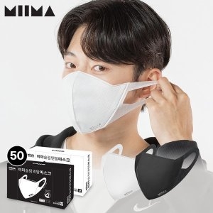 아세아도 미마 슬림 덴탈 마스크 대형 50매입