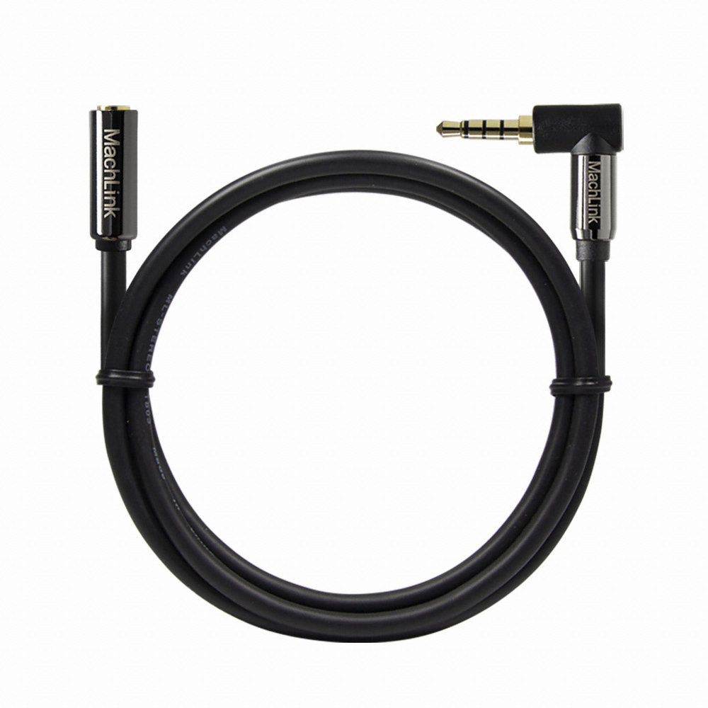 마하링크 3.5mm 4극 스테레오 AUX 꺾임 연장 케이블 (ML-4EH002, 1.5m)_이미지