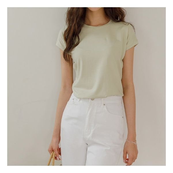 저스트원 J-BASIC 더키 소프트모달 캡소매티 361859_이미지