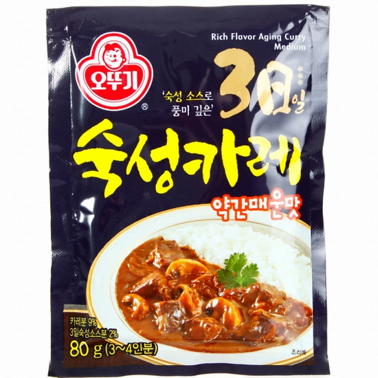 오뚜기 3일 숙성카레 약간매운맛 80g [1개]